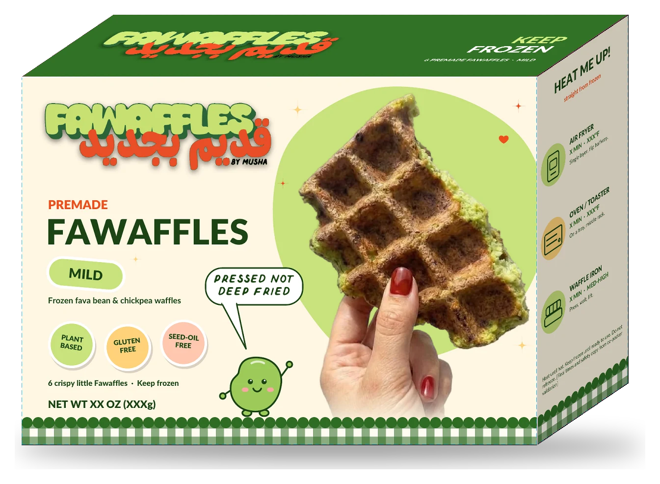 Premade Fawaffles box, mild